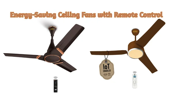 Energy-Saving Ceiling Fans with Remote Control