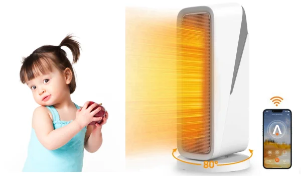 Smart Heaters with Safety Lock for Kids